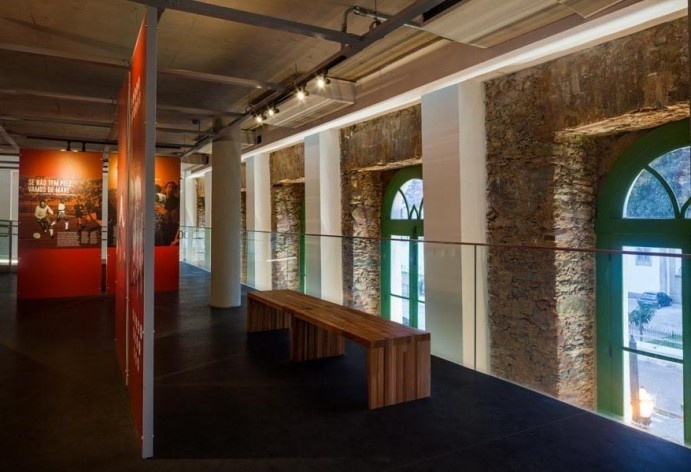 Arquiteto Ney Caldatto, Museu Pelé. Santos, 2014<br />Foto Nelson Kon 