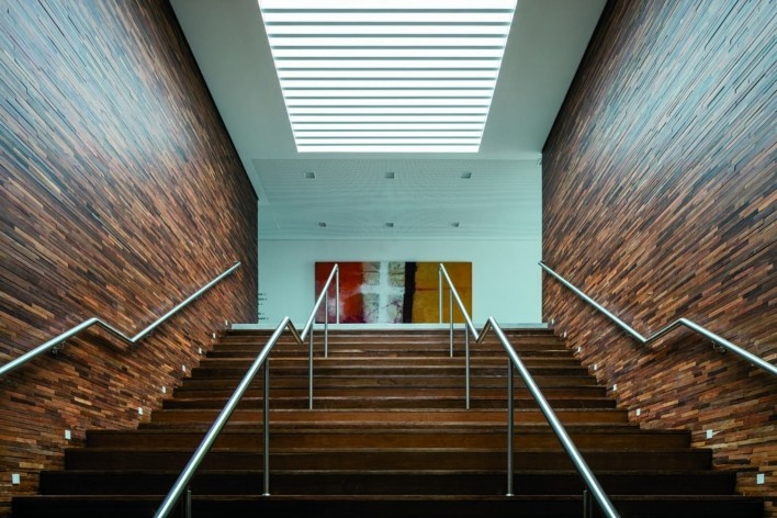 Instituto Ling, Porto Alegre RS Brasil, 2014. Architect Isay Weinfeld (author)<br />Foto / photo Leonardo Finotti 