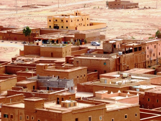 A nova vila de Aït Benhaddou<br />Foto Kauê Felipe Paiva 