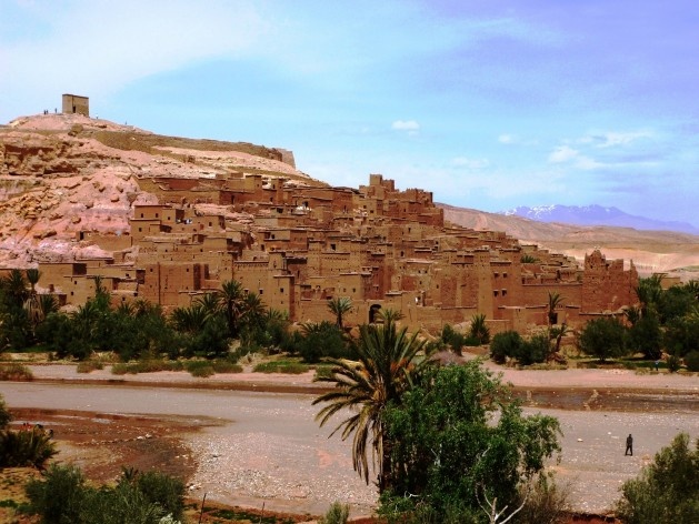 Cidade milenar amuralhada “Aït Benhaddou”. Patrimônio da UNESCO desde 1987<br />Foto Kauê Felipe Paiva 