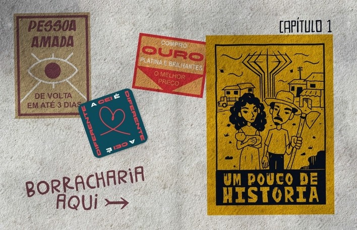 01-08. Páginas do guia <i>Rolê pela CEI. Um guia afetivo de Ceilândia</i>, de Elane Ribeiro Peixoto e Julia Mazzutti Bastian Solé<br />Imagem divulgação 