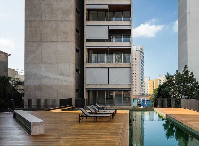 Residencial Huma Klabin, Vila Mariana, São Paulo, 2016, escritório UNA Arquitetos<br />Foto Nelson Kon 