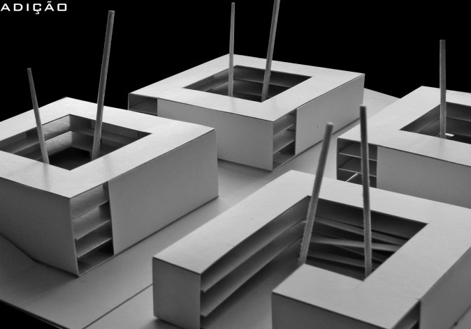 Operações de projeto 04. Concurso Habitação para Todos - CDHU. Edifícios de 3 pavimentos - 1º Lugar. [equipe vencedora]