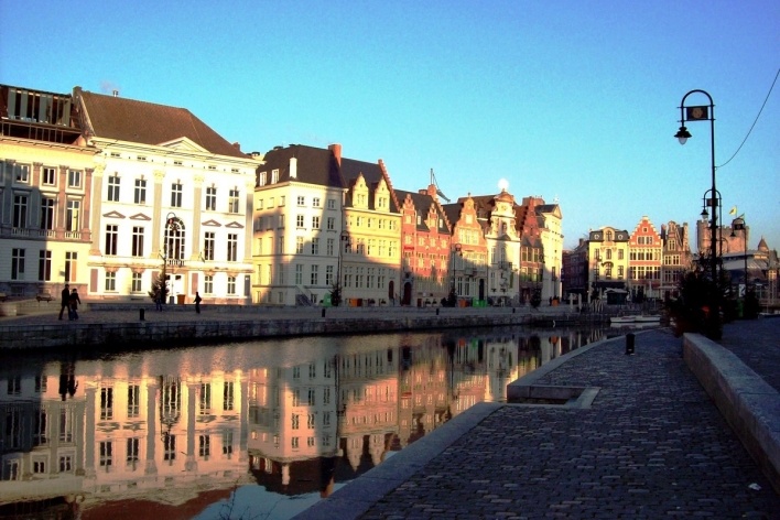 Flandres, Cidade de Gent. Janeiro de 2009<br />Foto Adson Bozzi 