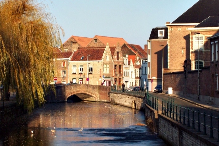 Flandres, Cidade de Gent. Janeiro de 2009<br />Foto Adson Bozzi 