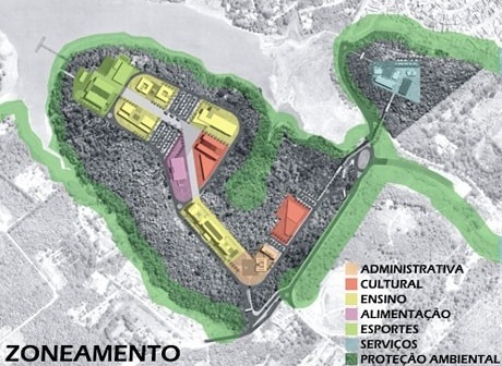 Zoneamento<br />Imagens dos autores do projeto 