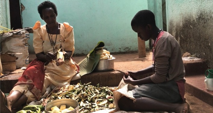 Cenas do vilarejo de Kikajjo, Kampala, Uganda<br />Foto Mariana Montag 