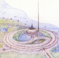 Frank Lloyd Wright às margens do rio Tigre, Badgá