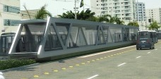 Plataformas de embarque e desembarque para o Bus Rapid Transit