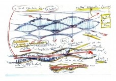 Los croquis iniciales y la obra gruesa