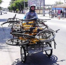 Ciclofaixinha e carrofaixão
