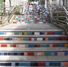 A linha e os pontos