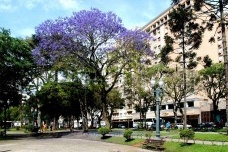 Área calma e espaço para pedestres