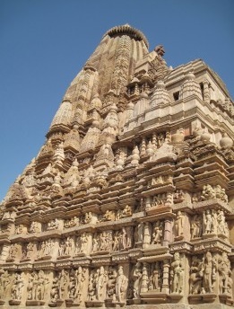 Templos Khajuharo em Madhya Pradesh, Índia