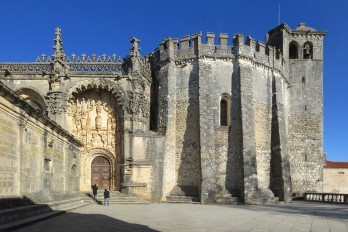 Charola Templária no Convento de Cristo em Tomar, Portugal
