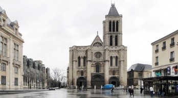 Basílica de Saint-Denis nos arredores de Paris