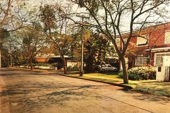 Quem sabe os nomes dos arquitetos dessas casas? E qual é a rua onde estão implantadas?