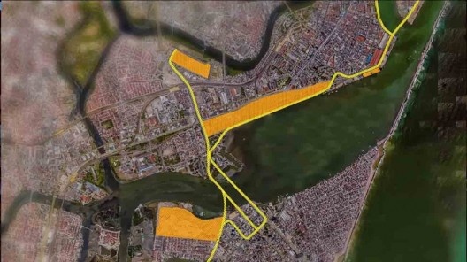 Projeto urbano, com vias expressas e áreas de expansão imobiliária<br />Foto divulgação  [vídeo “Recife, cidade roubada”]