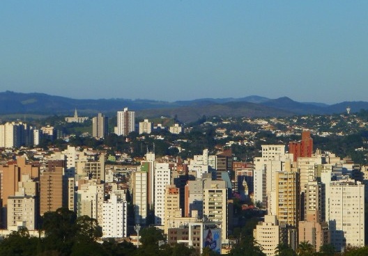 Vista panorâmica de Campinas SP<br />Foto Enio Prado, 27 jul. 2013 