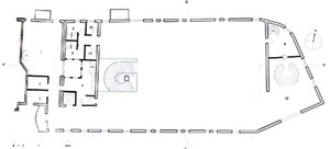 Teatro Gregório de Mattos. Planta primeiro pavimento [OLIVEIRA, Olivia de (org). 2G. Revista internacional de arquitectura. Lina Bo Bardi. Obra ]