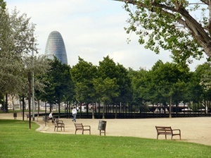 Akbar Tower, Barcelona, architect Jean Nouvel<br />Foto: Abilio Guerra 