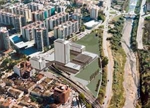16. Conjunto Multifuncional, vista aérea, Rubi, Espanha, 2002 (42)<br />Helio Piñón  [Helio Piñón]