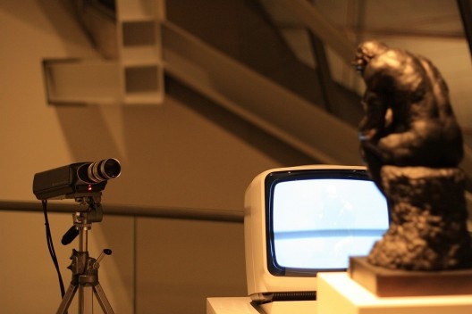 TV Rodin, obra de Nam June Paik<br />Foto Lutero Pröscholdt/Milene Migliano 