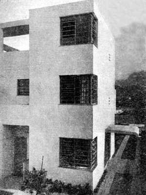 Figura 16 - Residência do Sr. Adalbert Vertecz em Ipanema, Rio de Janeiro. Arquiteto Alexander Altberg, 1932-33
