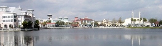 Celebration, Florida. Cidade da Walt Disney Corporation<br />Foto Bobak Ha'Eri 