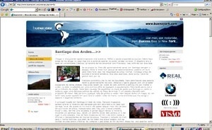 Blog do engenheiro de informática português Gonçalo Gil Mata, relatando parada em Santiago, parte de sua viagem de motocicleta entre Buenos Aires e Nova York, atualmente em curso [www.buenayork.com/noticias.php?id=50. Acesso em 26 mar. 2007]