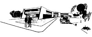 Fig. 5 - Centro de Processamento de Dados, 1972 – Perspectiva