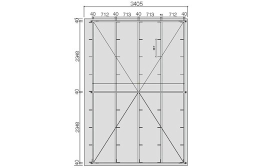 Bastidor metálico do painel de GRC tipo stud frame