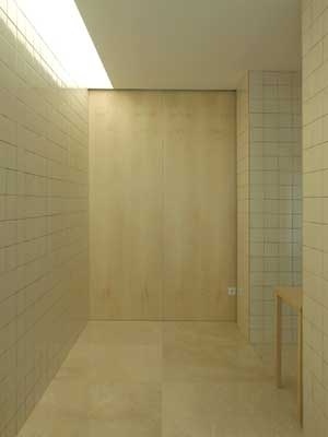 Clínica de Ginecologia e Obstetrícia, Vila Nova de Gaia, 2002/ 2005. Vista da zona de espera<br />Foto Jorge Garcia Pereira 