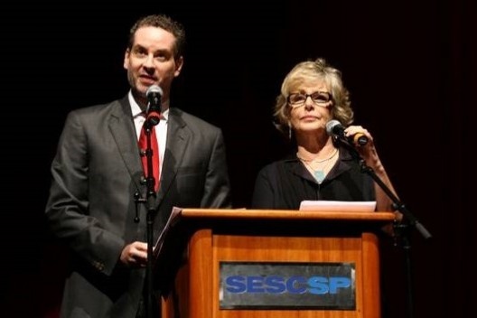 Irene Ravache e Dan Stulbach, apresentadores da 55º Prêmio APCA<br />Foto Mario Miranda  [APCA]