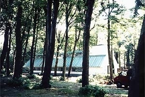 Pavilhão do Livro, James Stirling, 1991<br />Foto A. Guerra 