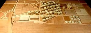 Maquete – Maquete. Vista oeste