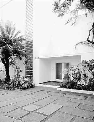 Casa da rua Bahía, Gregori Warchavchik, São Paulo<br />Foto Nelson Kon 