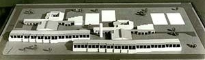 Cidade de Caraíba, (Pilar), Jaguarari, BA, 1978. Maquete edifício