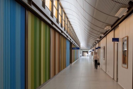 Hospital Sarah Lago, Brasília DF. Arquiteto João Filgueiras Lima, Lelé<br />Foto Nelson Kon 
