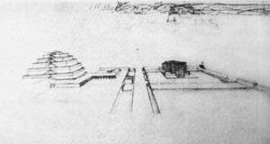 Desenho para o Mundaneum. Le Corbusier e Pierre Jeanneret, 1928