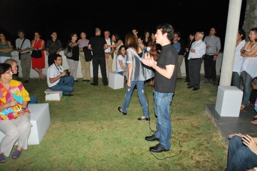 Flávio Coddou discursando<br />Foto Thomas Bussius 