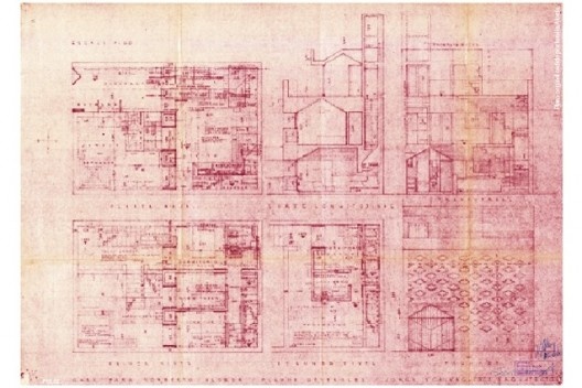Casa Alorda, Rosario, Santa Fe, Argentina, 1973. Arquitecto Jorge Scrimaglio [revista 1:100]