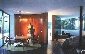 Casa das canoas, sala de estar<br />Foto Paul Meurs  [Brazilië. Laboratorium van architectuur en stedenbouw]