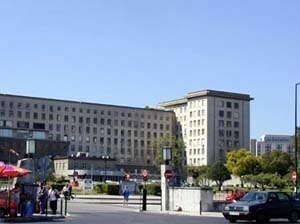 Vista parcial do Hospital Escola de Hermann Distel, 1939-1953<br />Foto Patrícia Santos Pedrosa – abril 2005 