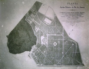 Fig. 4: Planta do Jardim Botânico 1933 [Acervo Museológico do Jardim Botânico do RJ]