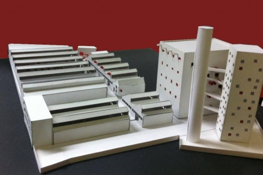 Sesc Pompeia, maquete de Lea Deniele, Lucia Lotufo e Vittorio Degli Innocenti, disciplina “Arquitetura no Brasil 2”, FAU Mackenzie<br />Foto Vittorio Degli Innocenti 
