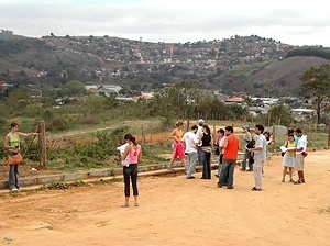 Estudantes da arquitetura pública em visita técnica ao Bairro São Cristóvão