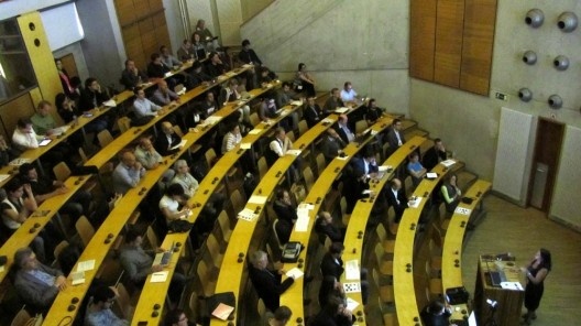Comunicação oral durante o congresso<br />Foto Gabriela Celani 