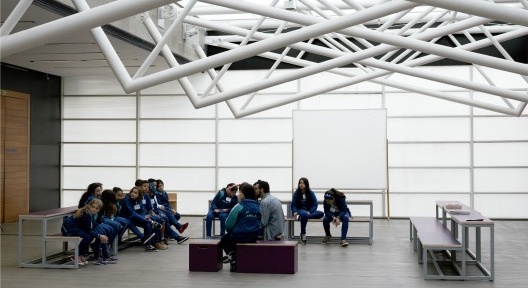 Ohtake Cultural, São Paulo, 1995. Arquiteto Ruy Ohtake<br />Foto Tatewaki Nio 