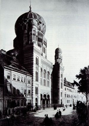 Sinagoga da Oranienburguer Strasse, Berlin, 1866.  [KRINSKY, 1996, p. 265]